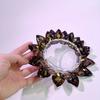 Thicken Lotus Candle Holder Colorful Crystal Lotus Candlestick  Wedding Party Decor