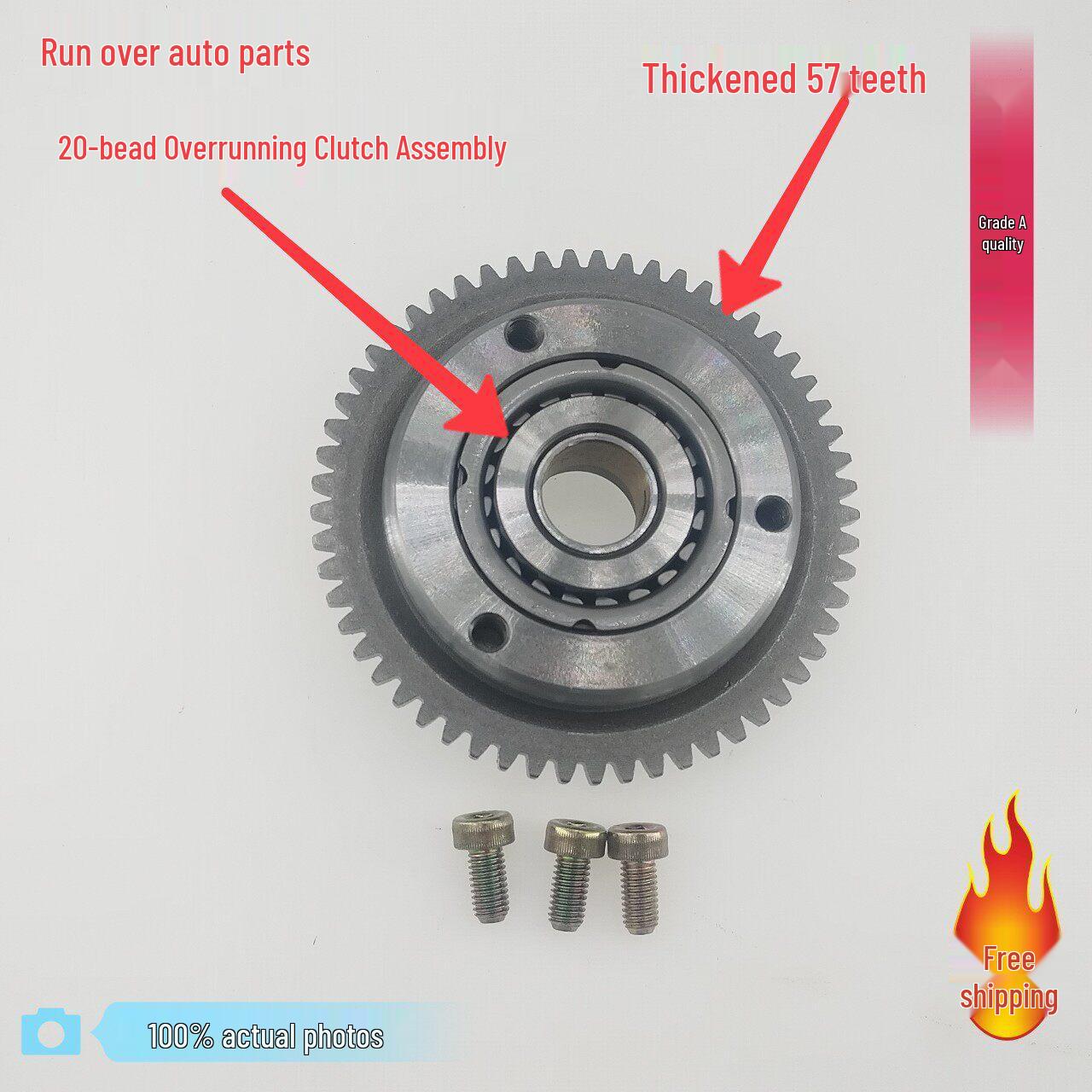 Motorcycle/Tricycle CG150/175/200/250 Starter Clutch Assembly Model 175