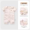 Labi Baby Summer Short-Sleeve Cotton Romper