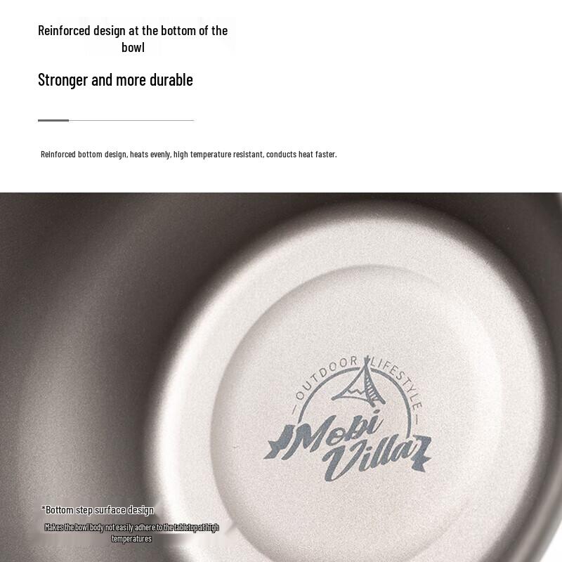 Mobi Garden Feast Lightweight Titanium Outdoor Tableware