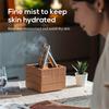 USB Campfire Aroma Diffuser Desktop Air Humidifier with 7-Color Gradient Flame Effect