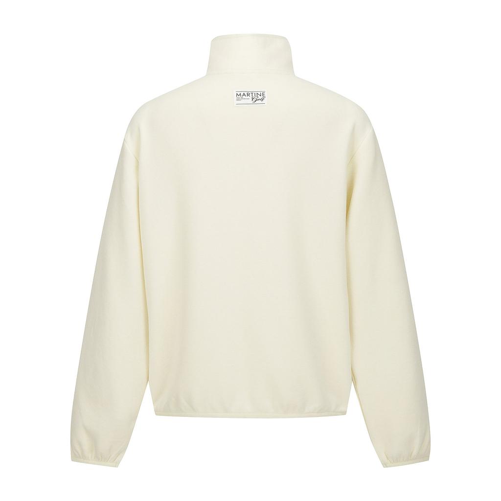 MARTINE GOLF Airy Soft Fleece T-Shirts_Ivory