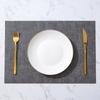 Nordic ins simple leather placemat waterproof and oil-proof western dining mat anti-fouling, anti-scalding and heat insulation mat double-sided