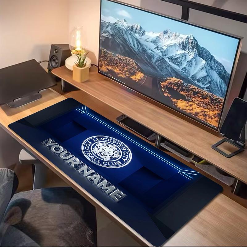 Leicester City Football Club Print Cushion Non-slip Laptop Tablet Big Mousepad XXL Mat Mini PC Playmat With Lock edge