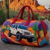 Western Style Small Duffle Bag Gym Travel Unisex Handbag