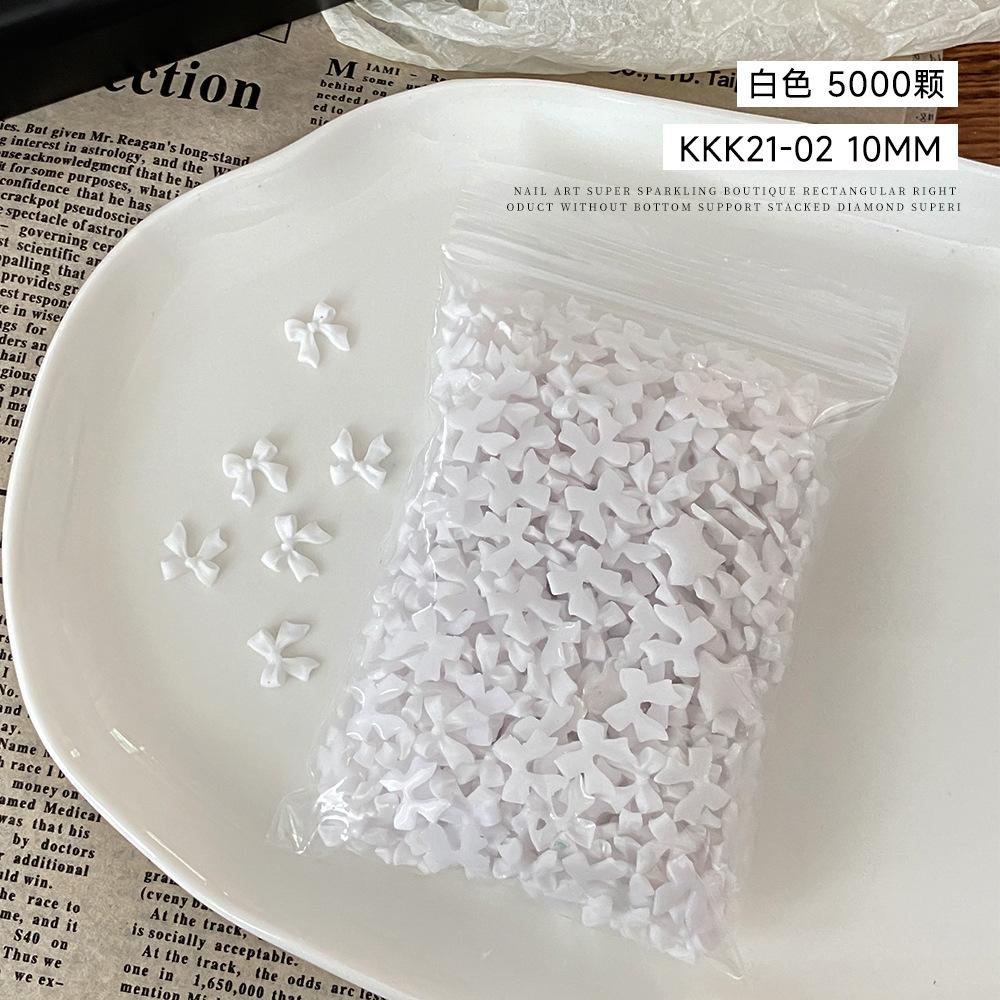

5000 Nail Art Accessories Package Internet Famous Popular Colorful Three-dimensional Ribbon Butterfly Tie Decoration