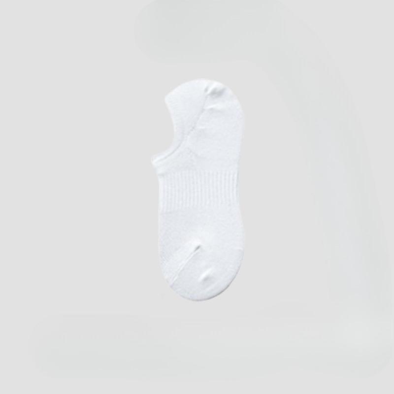 Boat Shoes Men's Pure Cotton Low-cut Cotton Socks, Spring/summer Lightweight Pure Cotton Socks, Low Heel, Anti-slip, Invisible Socks
