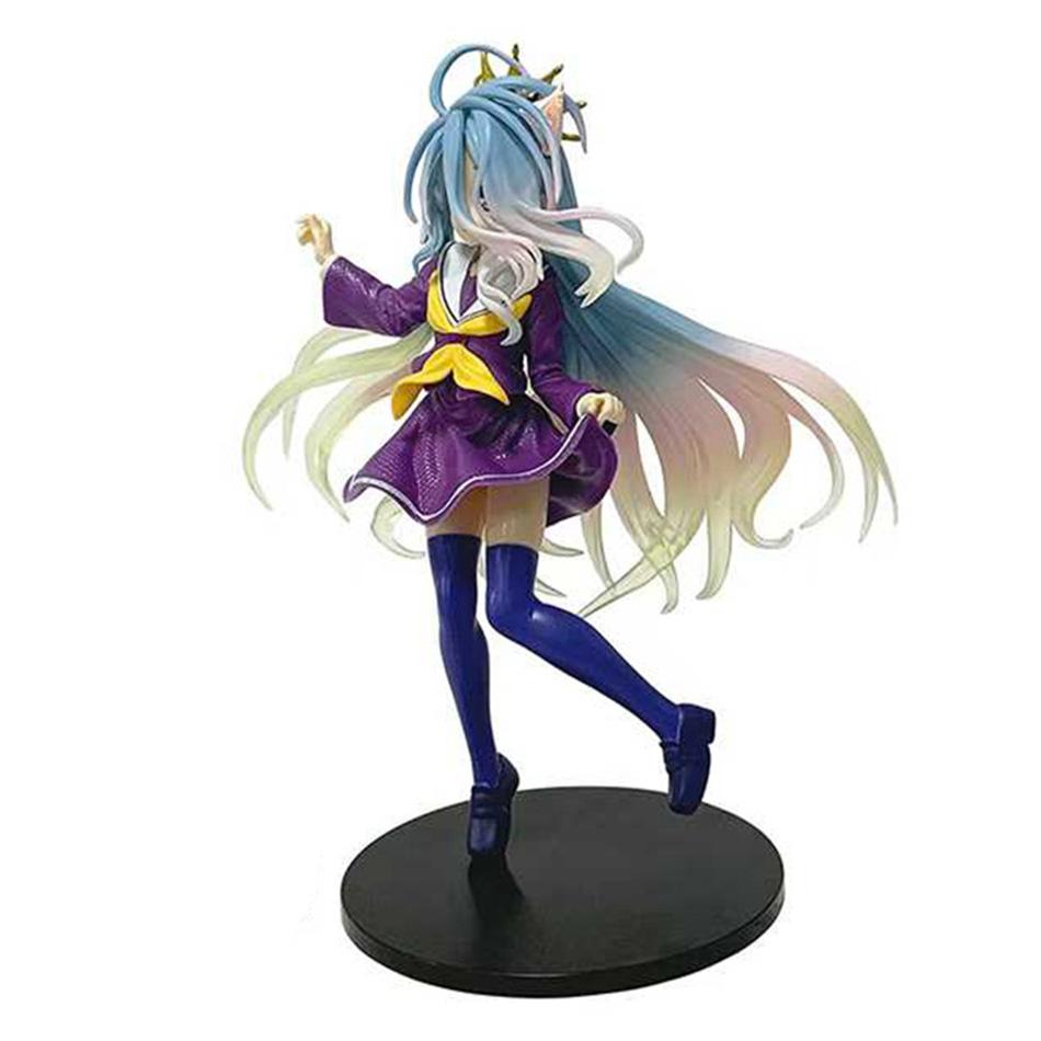 19CM Anime NGNL No Game No Life White "Figure Anime PVC Anime Action Figures Model Collection Ornament Anime Model Toy Gift