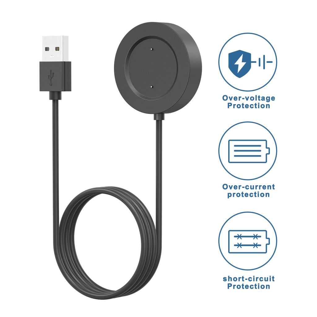 Smart Watch Dock Charger Adapter USB Charging Cable Stand For Xiaomi Mi Watch/S1 Active/Color 2/Sport Holder Charge Accessories