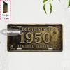 Tin Sign - Vintage Durable Metal Plaque Wall Decor, Home Office Bar Man Cave European Australian City Birth Year License Plate