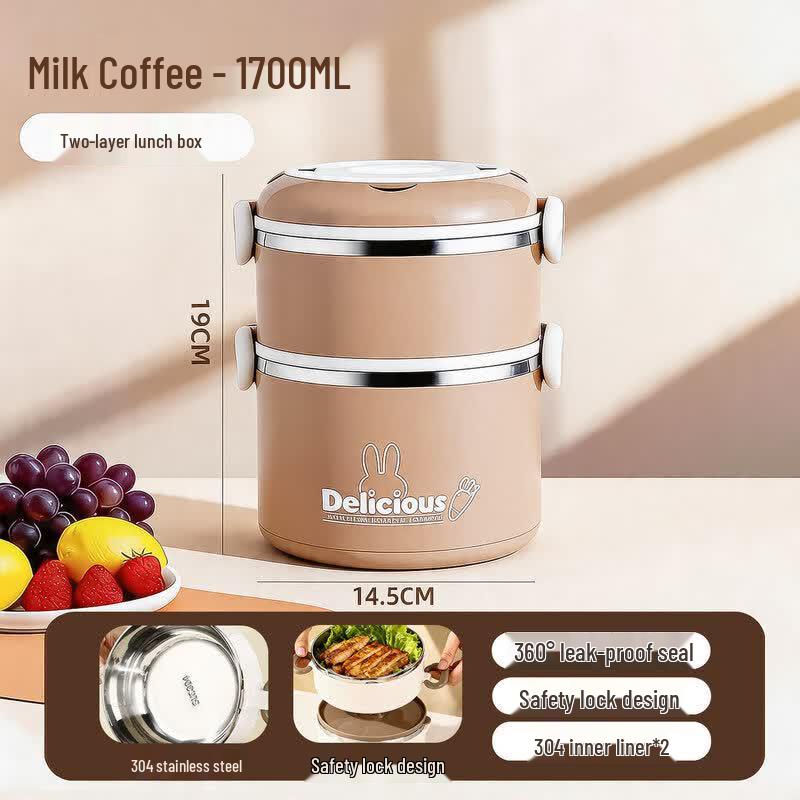 Youluo 304 Stainless Steel Insulated Multi-layer Lunch Box