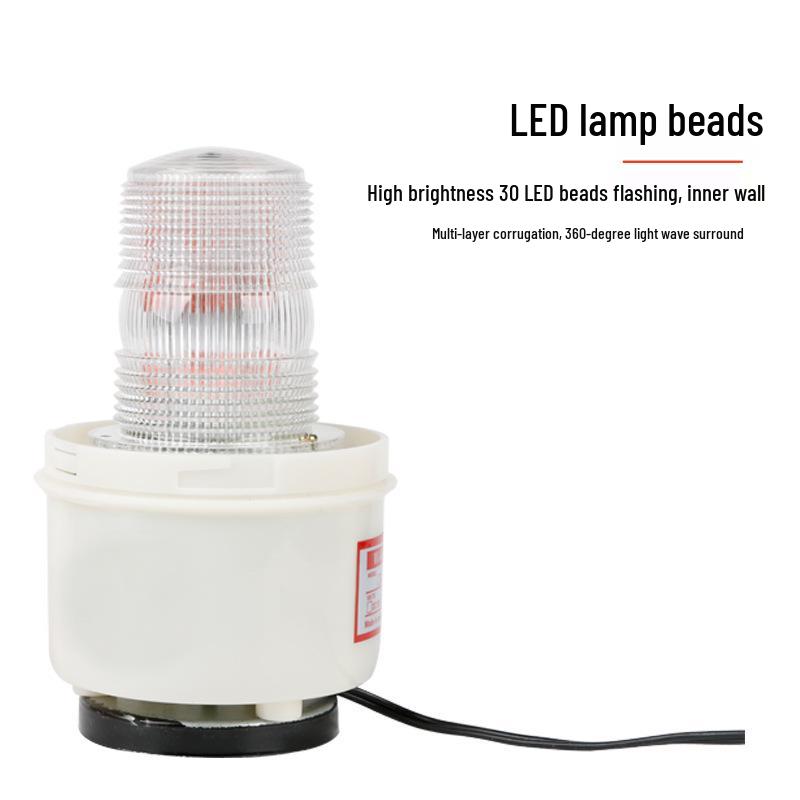 Magnetic Flashing Alarm Light: Silent 12V/24V/220V Signal Warning
