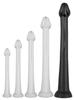 Whale Dildo XXL 55 X 7.5cm - Tip 6.3cm Black - DarkSil - SILICONE DILDO