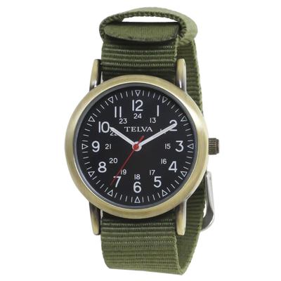 Klefer Women's Analog Watch, Waterproof, Fabric or Nylon Strap, Khaki, TE-AM043-KIG