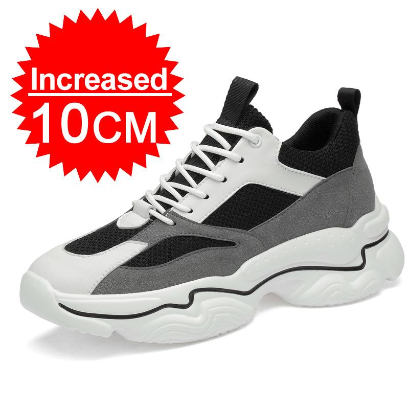 

Fashion Men Breathable Mash Thick-Soled Shoes for Teenagers Casual Versatile Shoes Outdoor Fashion Deodorant Soft-Soled Running Sneakers 37