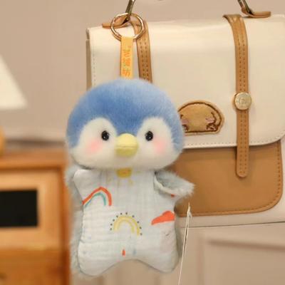 Doll Pendant Cartoon Elephant Monkey Fox Frog Design Plush Keychain Bags Backpacks Keys Decorative Bag Accessory