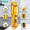 VGR V-650 Professional Hair Clipper Metal Housing 2000mAh Lithium Battery Cordless Hair Trimmer for Men Beard Trimmer Barber Hair Home Hair Trimming