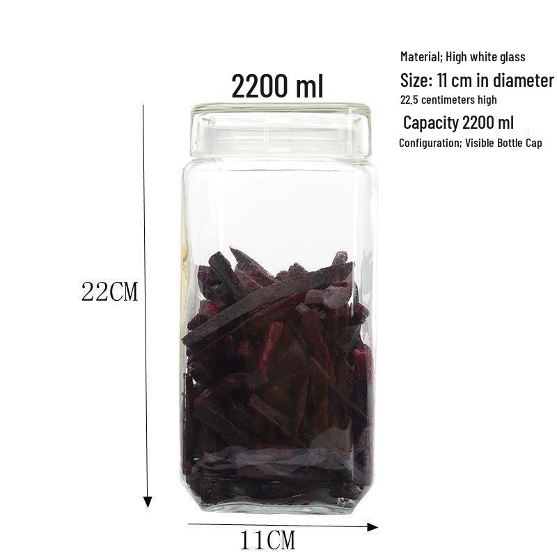 ZISIZ Multipurpose Glass Storage Jars