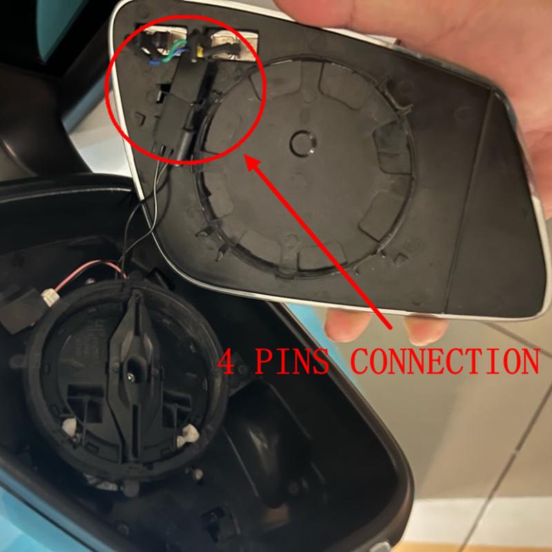 Širokoúhlé vyhřívané zrcátko 4P / 2P pro auto pro BMW F01 F02 F03 F04 F06 F07 F10 F11 F12 F13 F18 F20 21 22 30 31 32 33 34 35