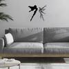 Flying Girl Metal Wall Art Abstract style Wall Decoration for Indoor Outdoor Home Terrace Balcony Living Room Not easy to break