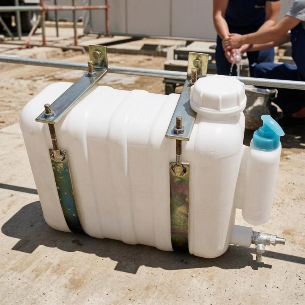 Truck Hand-Washing Water Tank Lightweight Onboard Hand Wash Station Practical