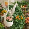 Large Capacity Vertical Planter Basket Chain Hooks Hanging Planter Plant Storage Basket  Balcony
