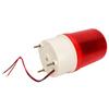 Industrielle LED Rotierende Blitzleuchte Elektrische Drehsignalleuchte Stiller Alarm für Notfallwarnung Rot 12V