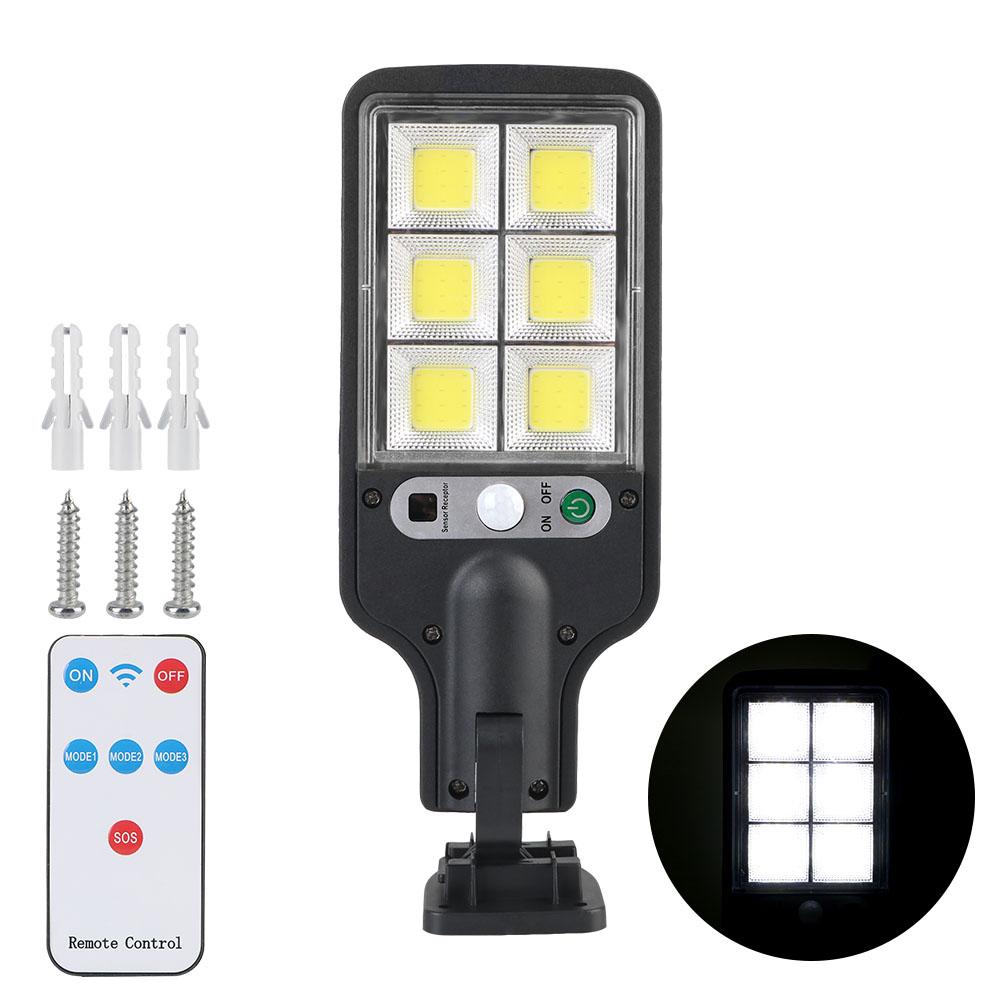 

90COB Водонепроницаемый IP64 Пульт управления 1 шт. настенный Сад Терраса Гараж Солнечный Наружный Светодиодный светильник Лампа с индукцией человеческого тела