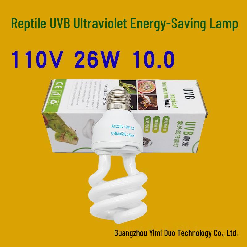 Reptile & Bird UVB Bulb Calcium Lamp for Tortoises, Bearded Dragons, and Lizards