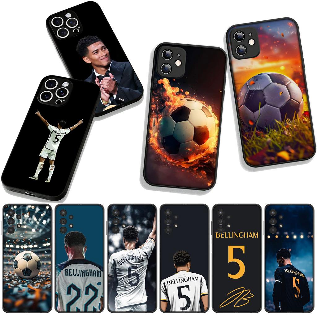 Cover for Samsung Galaxy S25 S24 S22 S23 FE Ultra Plus A56 A05 A06 A15 A16 A55 S7 Edge + Case Star No5 Football Soccer No 5