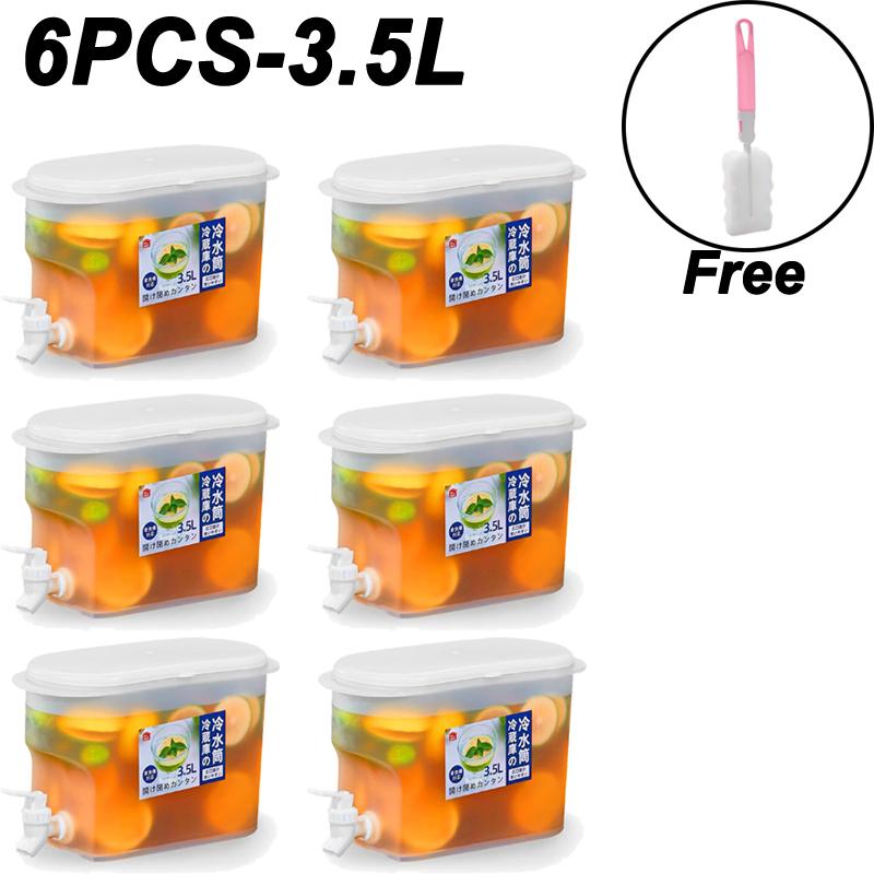 Ulcior cu apă rece de capacitate mare de 3,5 l ibric rece cu robinet în frigider Distribuitor de băuturi cu gheață frigider și robinet