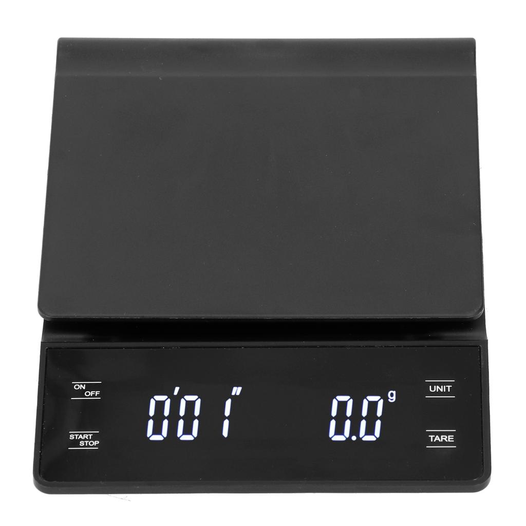 Digital Kitchen Scale Precise Timing Electronic Weighing Tool with LED Screen 3000g Range