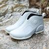 Men's Fashion Ankle Rain Shoes 2024 Winter Outdoor Waterproof Work Shoes Fashion Short Boots Car Washing Rubber Men's Shoes