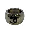 CHANEL metal Ring Silver metal Used