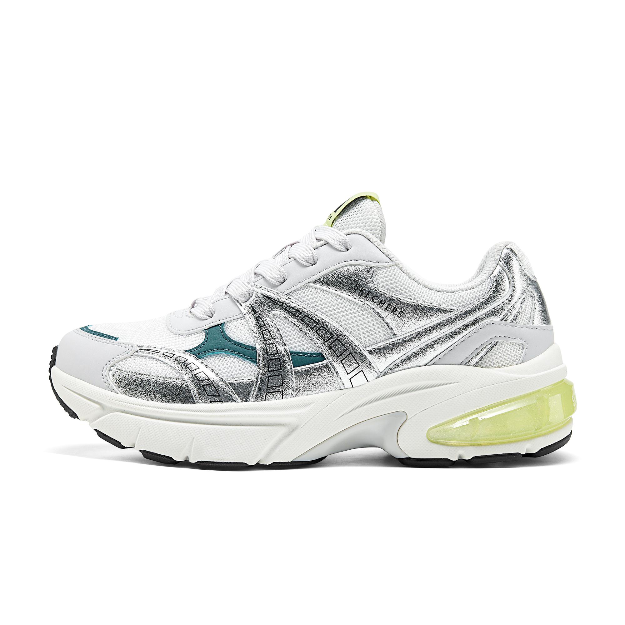 Skechers Shadow Low-Top Dad Shoes Comfortable Durable Women sneakers Gray 177357-GYGR 35.5