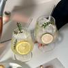 Trendy Strawberry Glass Cup - Brandy, Coffee, and Soda Drinkware