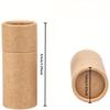 6 buc Tub de Hârtie Kraft Lemn 10ml Cutie Rotundă din Carton Cutie de Carton pentru Creioane Cutie de Carton pentru Ceai Recipient Mic Borcan de Depozitare pentru Uz Casnic