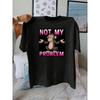 European Sizes Plus Size, Women's Plus Size Funny Monkey Print T-Shirt, Round Neck Top, Machine Washable