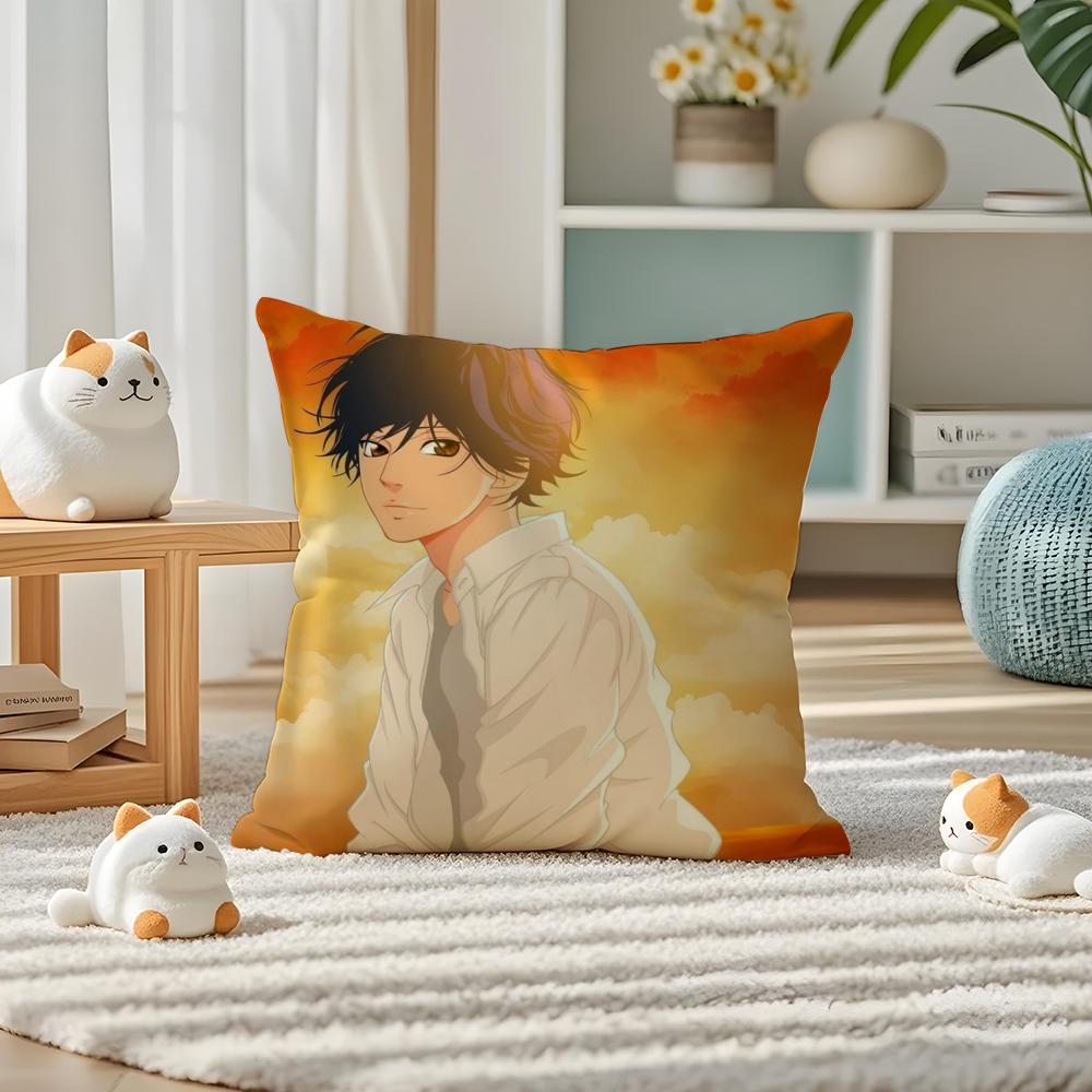 Film ao haru ride Kissenbezug Seidig elegant Komfort Schlafsofa Versteckter Reißverschluss