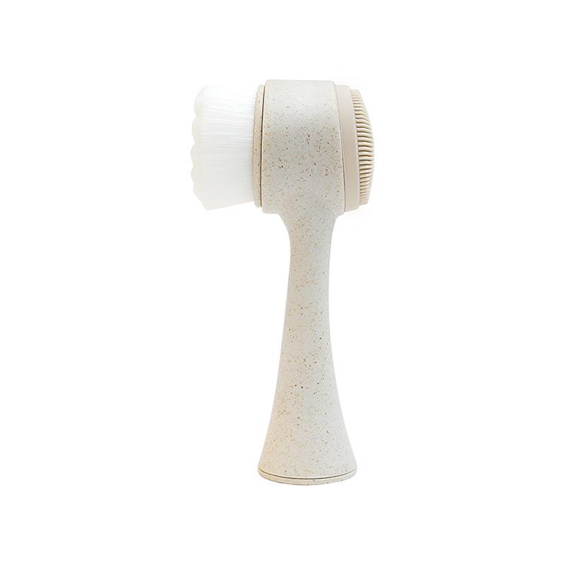 Dual-Sided Silicone Facial Cleansing Brush - Soft Blackhead & Pore Massager