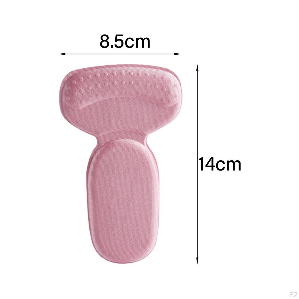 2 Pieces Heel Cushion Pads Guards Liners Inserts for Loose Shoes
