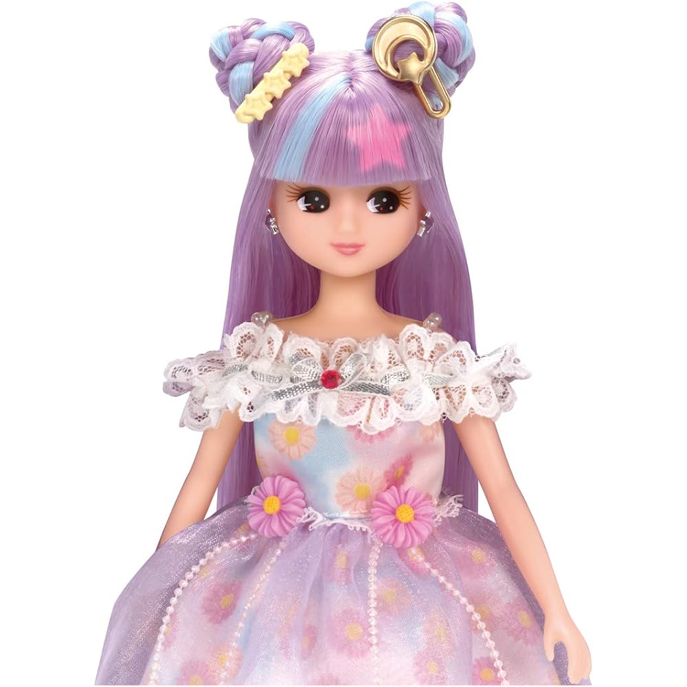 TAKARA TOMY Licca-chan Doll Colorful Change Dress-Up Toy for Kids Age 3 and Up Safe Certified