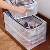 Steel Frame Shoes Sorting Box PVC Folding Shoe Rack Large Capacity Shoe Organier Box