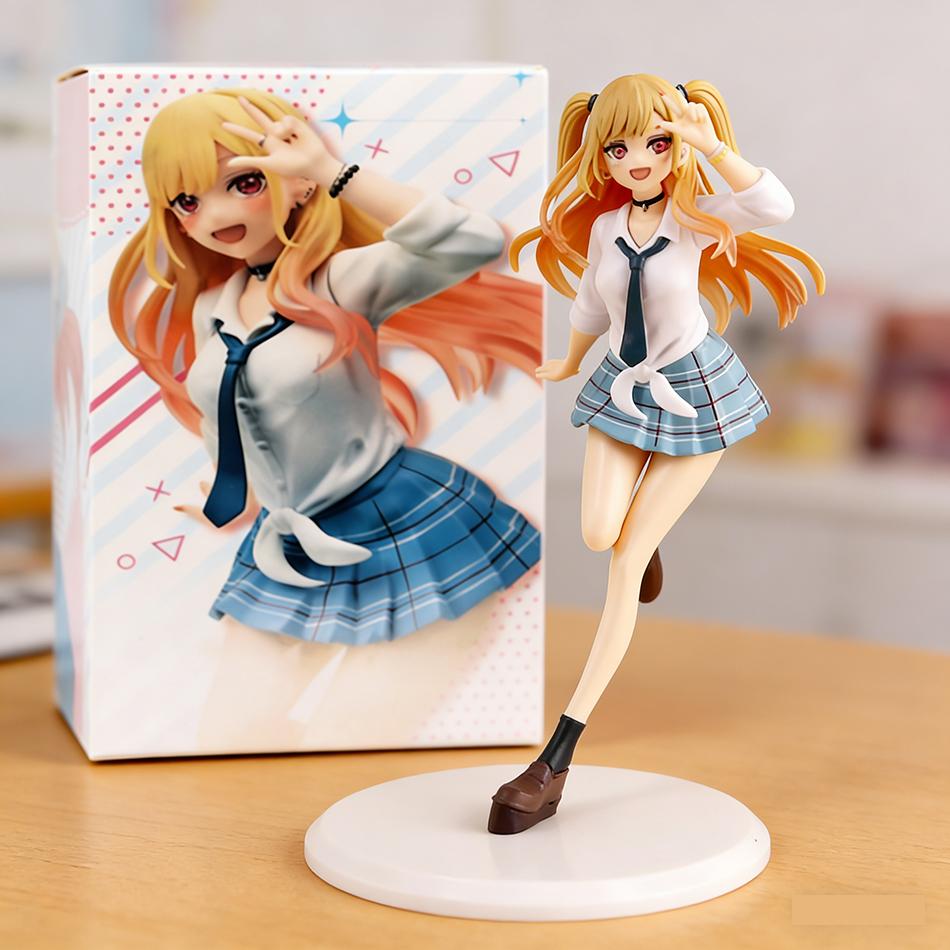 Подарунок Нове Аніме My Dress-Up Darling Кітаґава Марін Ліз Настільний Милий Шкільна Форма Модель ПВХ Фігурка Дії Колекційна Іграшка