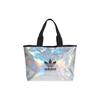 Originals Trefoil Polyurethane Tote Bag Women Tote Bags Silver FL9630
