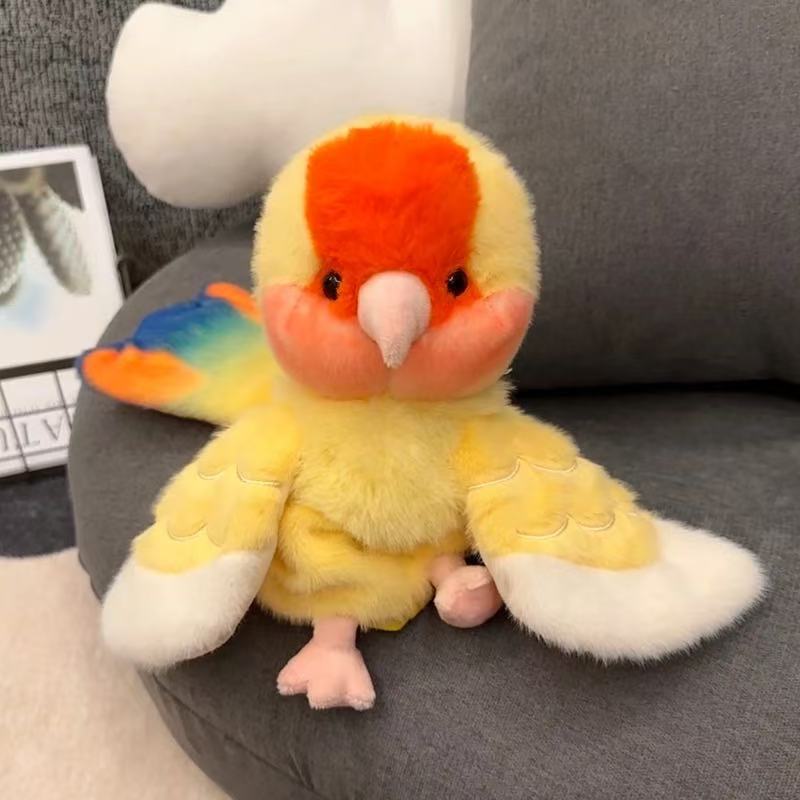Bird Hand Puppet Toys Set - Parrot Owl Peacock Toucan Ventriloquist Dolls Interactive Storytelling Plush Toys for Kids Girls Birthday Gift