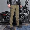 New product Motorcycle Four Seasons Anti-drop Riding Pants, Waterproof and Windproof Double Layer Breathable High Waist Locomotive Anti-drop Pants Men