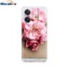 Oppo A3x A3 4G 5G Kılıfı CPH2669 Boyalı Çiçekli Kapak Darbeye Dayanıklı Telefon Kılıfı Oppo A3x OppoA3 OppoA3x İçin Yumuşak TPU Kılıflar Kılıf