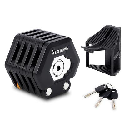 Durable Chain Lock Bicycle Folding Lock Mountain Bike Foldable 1pc Cycling Accessories Buy At A Low Prices On Joom E Commerce Platform