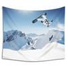 Snow Mountain Scenery Tapestry Extreme Sport Tapestry Skiing Travel Tapestry Home Living Room Dorm Bedroom Decoration Tapestries